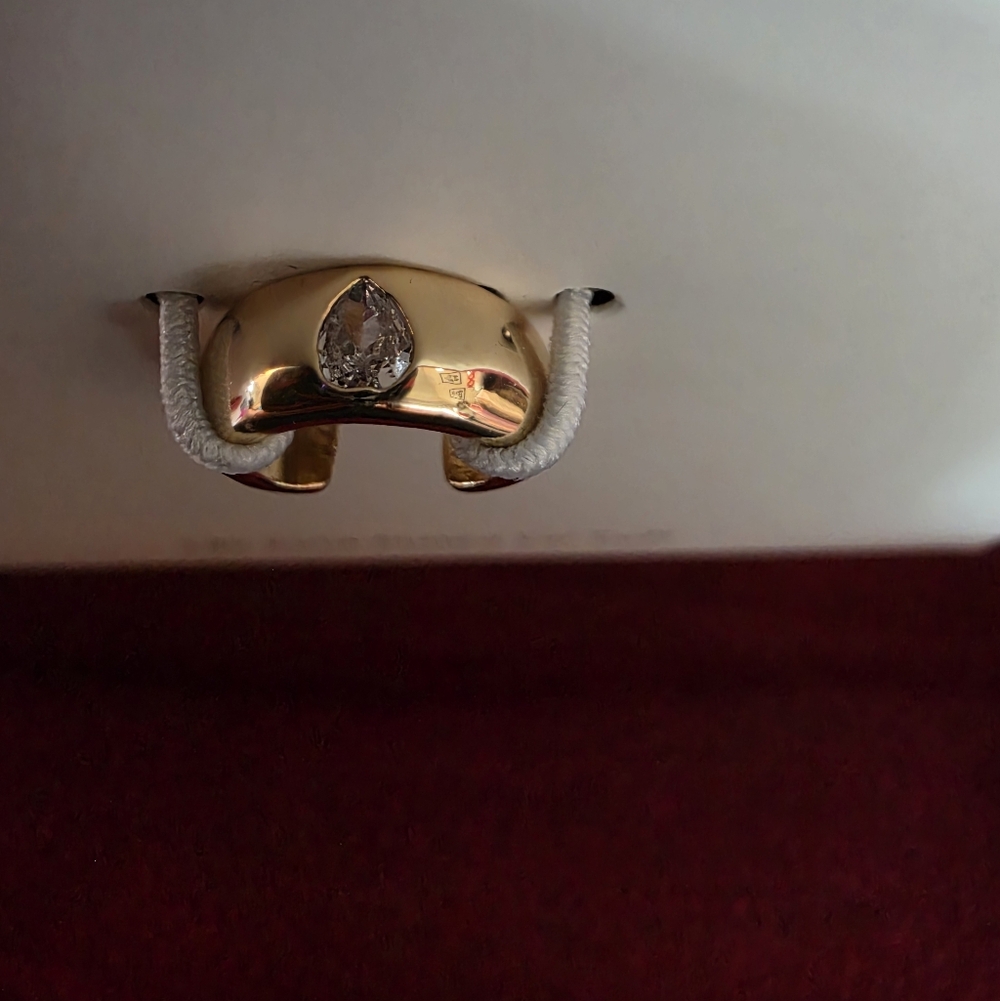 Ettika Gold With Stone Ear Cuff - Picture 2 of 2